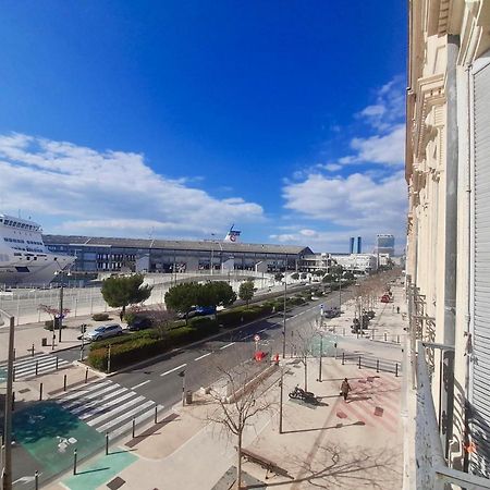 Spacieux Et Lumineux Appartement Vue Mer Joliette Marsella Exterior foto