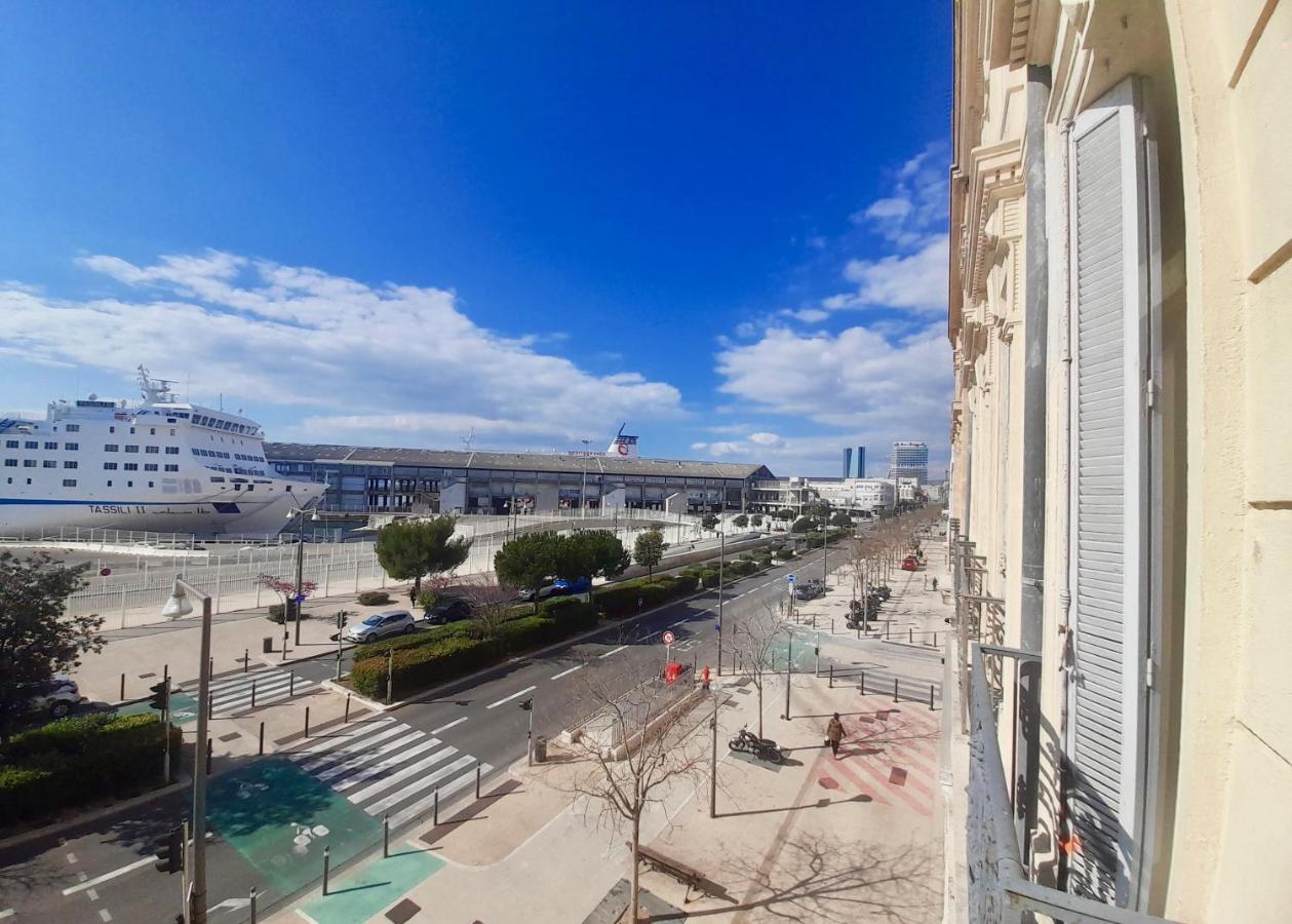 Spacieux Et Lumineux Appartement Vue Mer Joliette Marsella Exterior foto